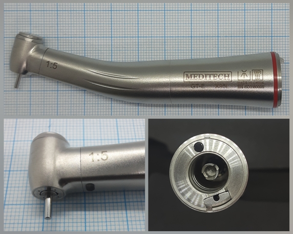 Наконечник микромотора угловой повышающий 1:5 (MEDITECH) GT-E X95L